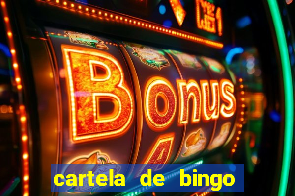 cartela de bingo cha de panela